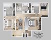Three Bedroom Two Bath